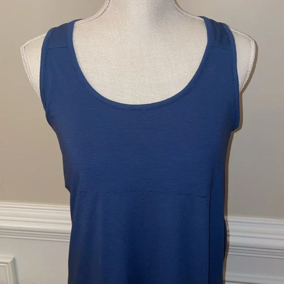 Kavu Navy Blue Athletic Leisure Tank Maxi Dress Built in Bra Size Medium - Picture 5 of 9